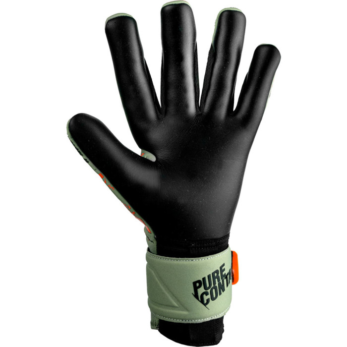 Reusch Pure Contact Gold Junior Goalkeeper Gloves Shark Green