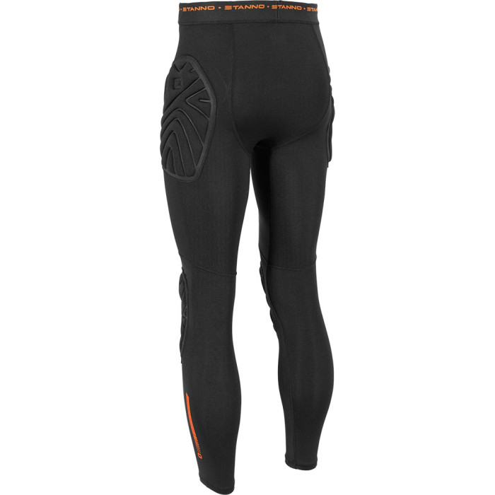  4252038000J Stanno Equip Protection Tights Junior Black/Orange