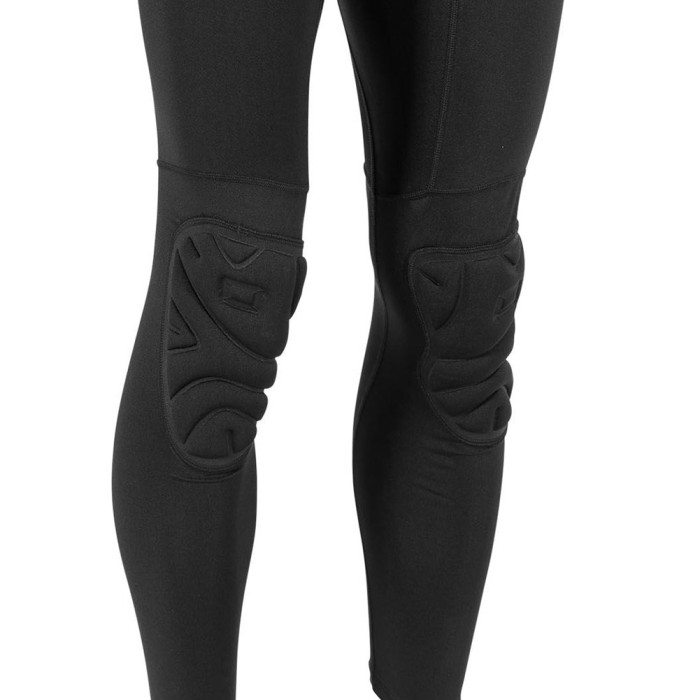  4252038000J Stanno Equip Protection Tights Junior Black/Orange