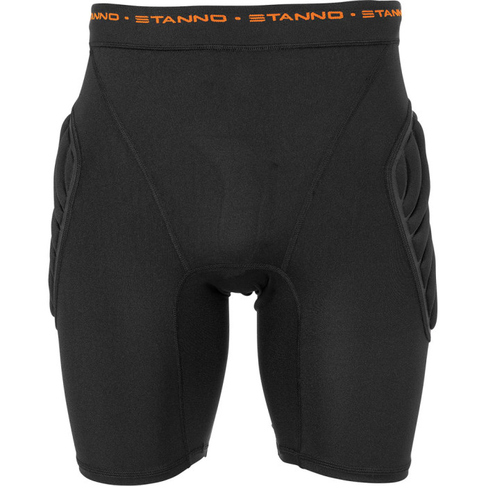  4242028000J Stanno Equip Protection Shorts Junior Black/Orange