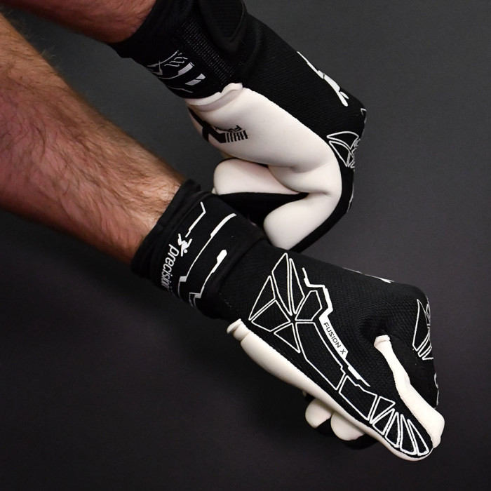 Precision Fusion X Pro Lite Giga Goalkeeper Gloves Black