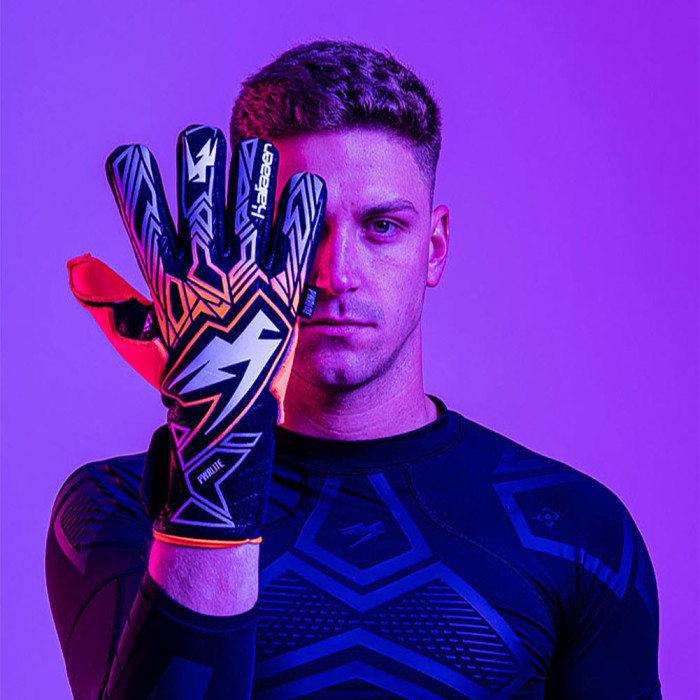 Kaliaaer PWRLITE FaderBlaze Ignite Goalkeeper Gloves Ignite Orange