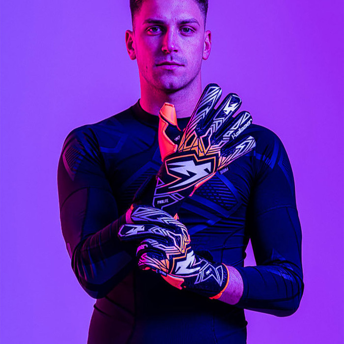 Kaliaaer PWRLITE FaderBlaze Ignite Goalkeeper Gloves Ignite Orange