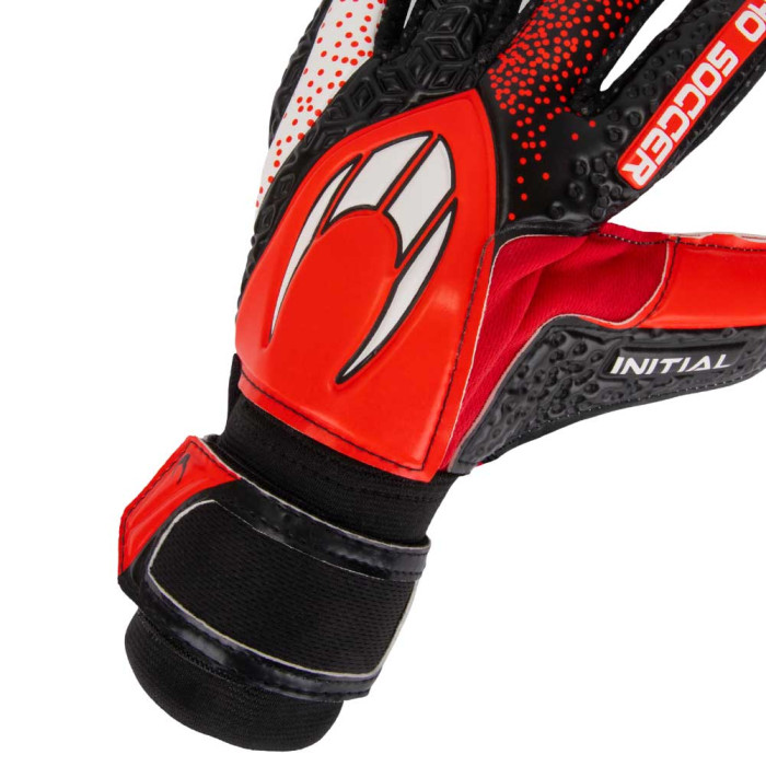 HO Soccer INITIAL POP Negative Junior Goalkeeper Gloves red
