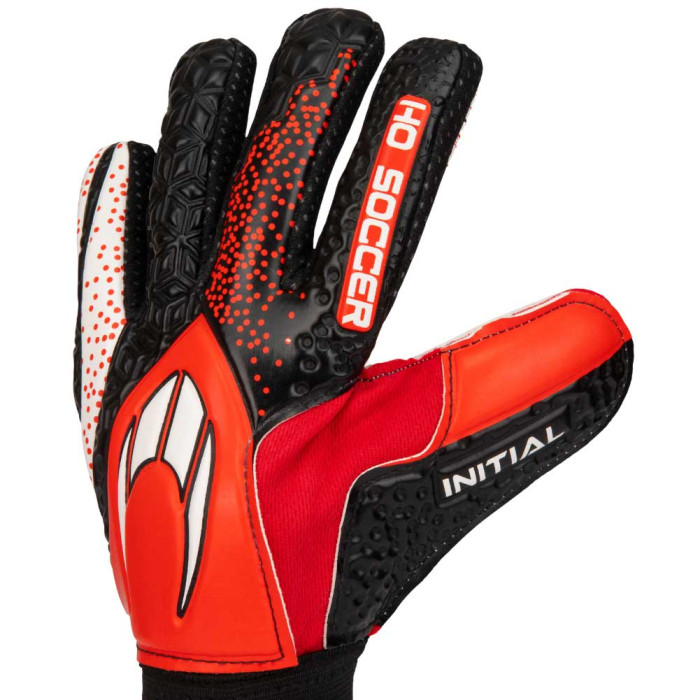 HO Soccer INITIAL POP Negative Junior Goalkeeper Gloves red