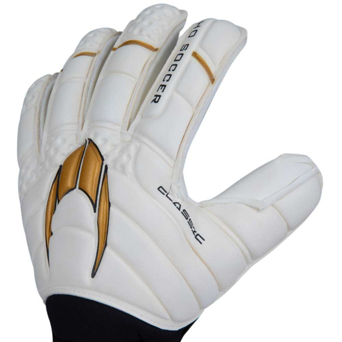 HO Soccer Classic Pro Protek Roll Junior Goalkeeper Gloves White/Gold