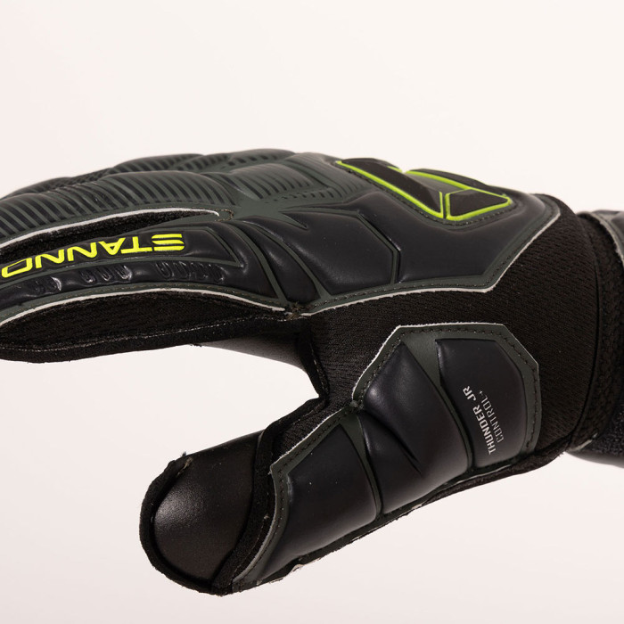 Stanno Thunder Finger Protection VI Junior Goalkeeper Gloves Green-Bla