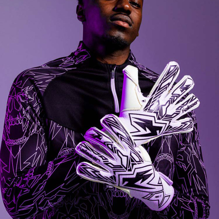 Kaliaaer AERAZOR PWRLITE Sekure Goalkeeper Gloves white/black