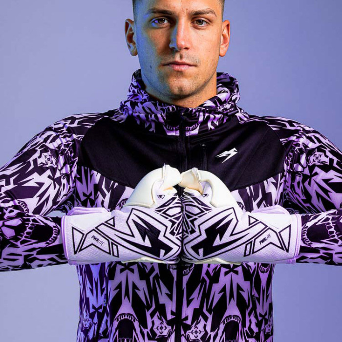Kaliaaer AERAZOR PWRLITE Sekure Goalkeeper Gloves white/black