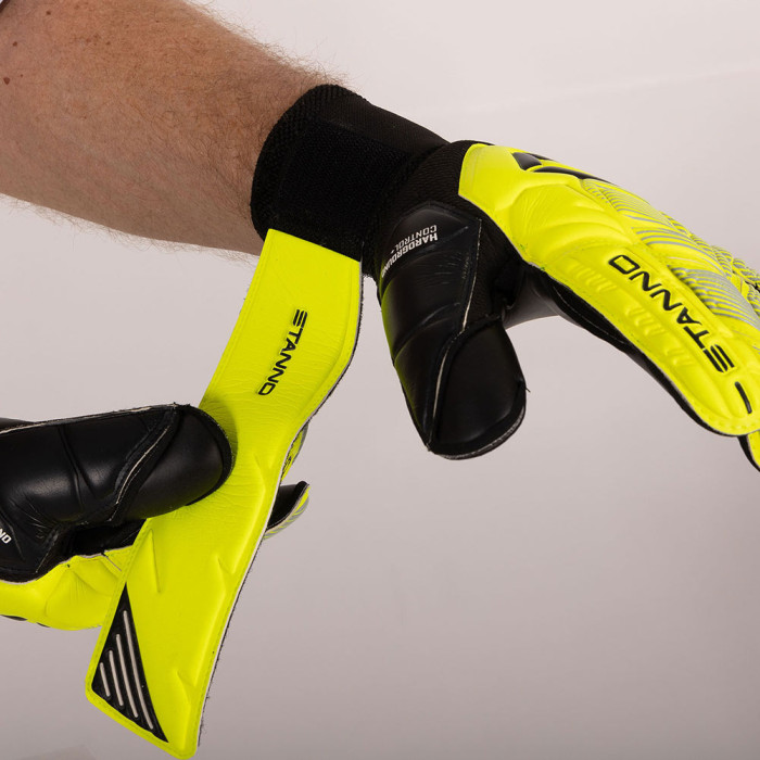 Stanno Hardground Hybrid V Goalkeeper Gloves Yellow/Black
