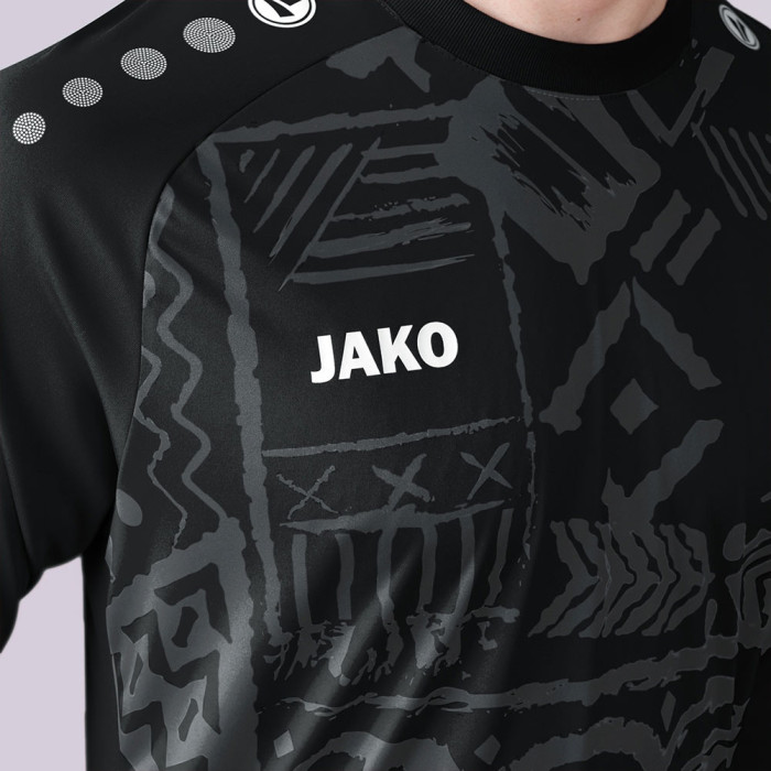  8911-801 JAKO Tropicana GK Jersey LS Black/Anthracite