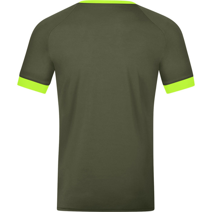 4211-231JAKO Tropicana GK Jersey SS Junior Khaki/Neon Green 