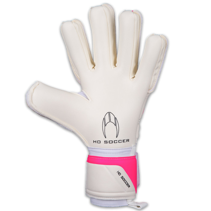 HO Soccer Guerrero Pro IV Negative Junior Goalkeeper Gloves White/Pink