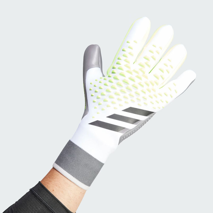 adidas Predator Pro CrazyRush Goalkeeper Gloves White/Lucid Lemon