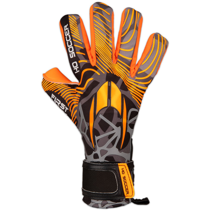  520254 HO Soccer FIRST SUPERLIGHT Negative Goalkeeper Gloves Orange 
