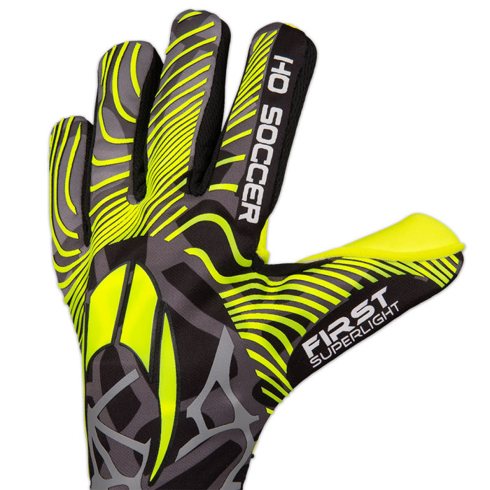  520255 HO Soccer FIRST SUPERLIGHT Negative Goalkeeper Gloves LIME 