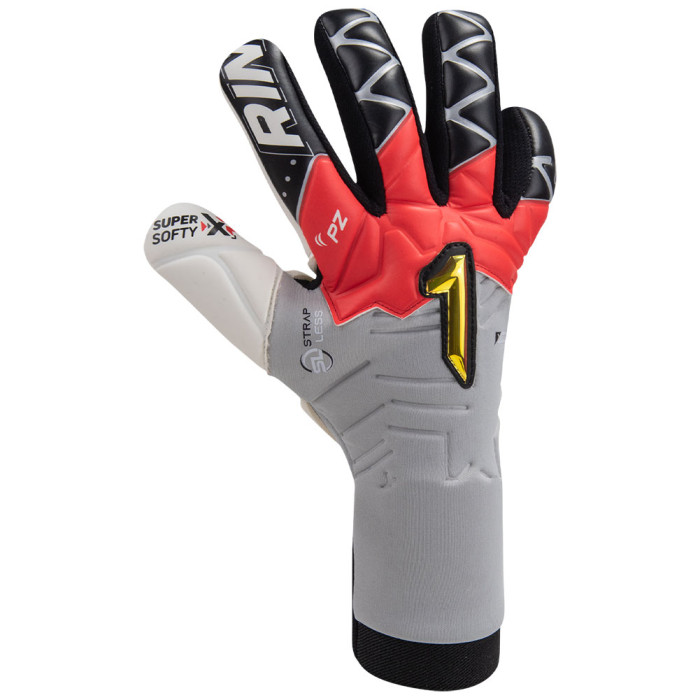 Rinat XTREME GUARD ZHERO SEMI Junior Goalkeeper Gloves Grey/Red/White