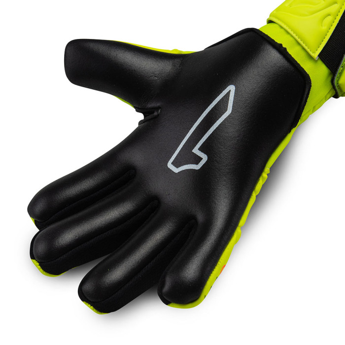  KRSI15J Rinat KRATOS SEMI Junior Goalkeeper Gloves fluo yellow/black 