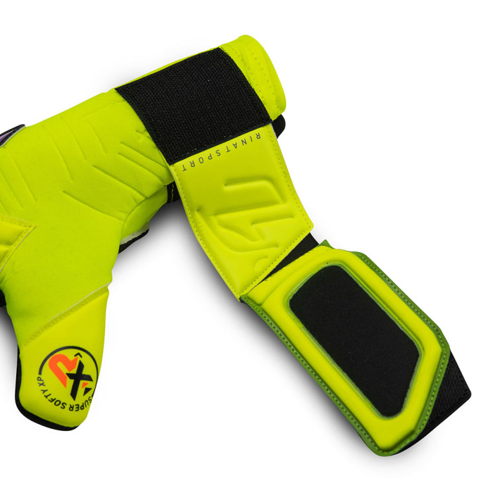  KRSI15J Rinat KRATOS SEMI Junior Goalkeeper Gloves fluo yellow/black 