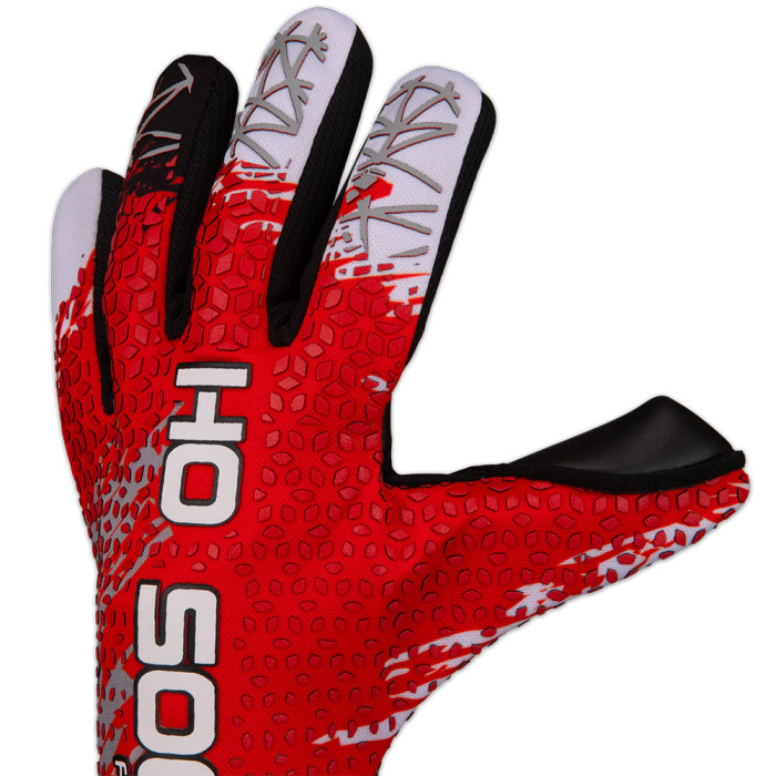 HO Soccer FIRST EVOLUTION II Negative Junior Goalkeeper Gloves red