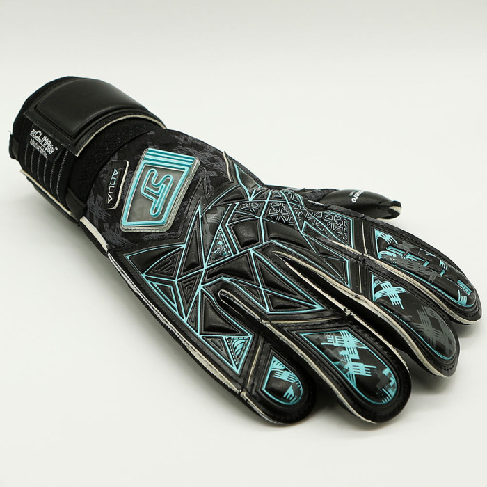 SGP202313G SELLS Wrap Aqua Dusk Goalkeeper Gloves Black/Blue