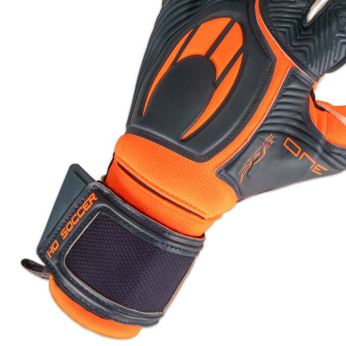  520259J HO Soccer One Protek Negative Junior Goalkeeper Gloves Orange