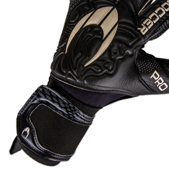 HO Soccer Guerrero Pro Negative Junior Goalkeeper Gloves Black