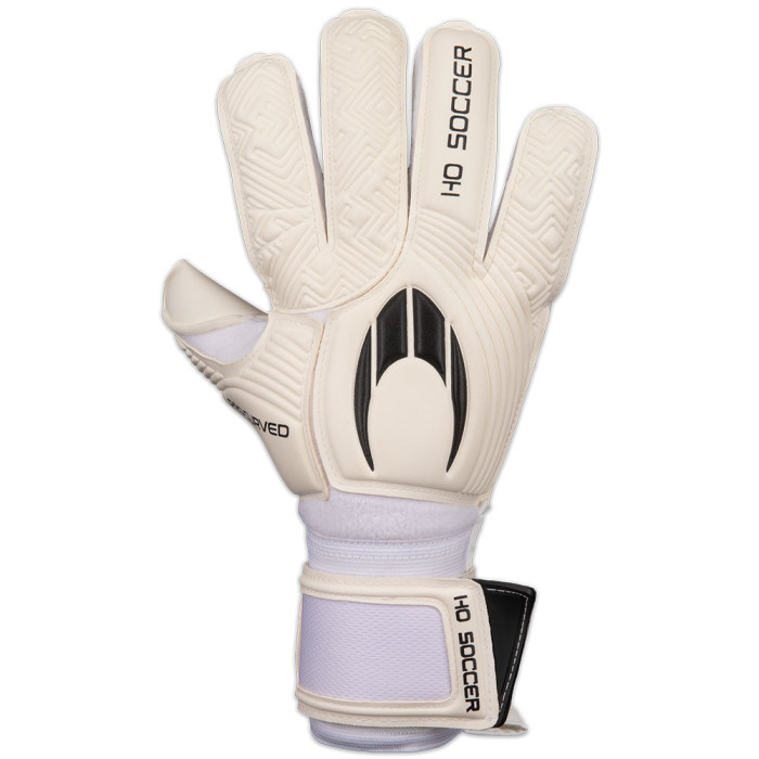 HO PRO CURVED FLAT - POLAR FLEECE Goalkeeper Gloves White