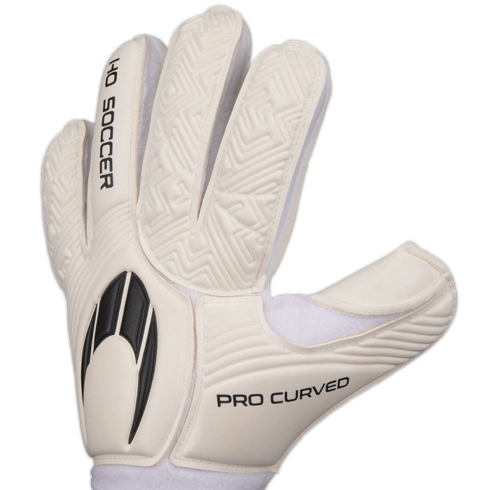 HO PRO CURVED FLAT - POLAR FLEECE Goalkeeper Gloves White