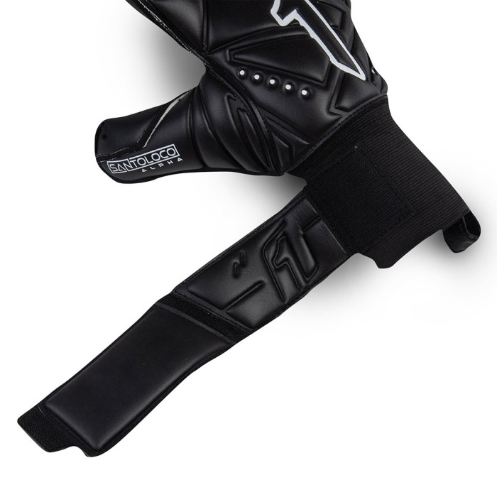  GEEA109 Rinat SANTOLOCO FULL LATEX Goalkeeper Gloves (Black) 