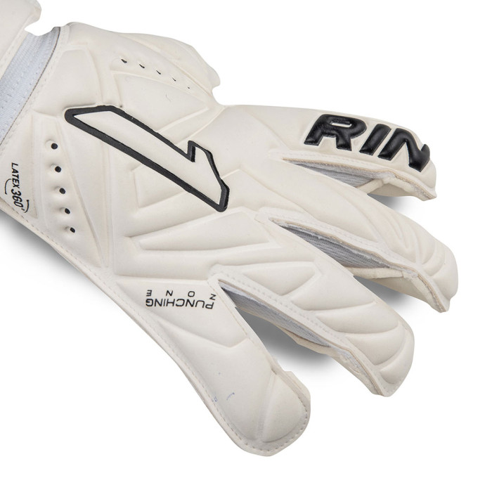  GEEA110 Rinat SANTOLOCO FULL LATEX Goalkeeper Gloves (White) 