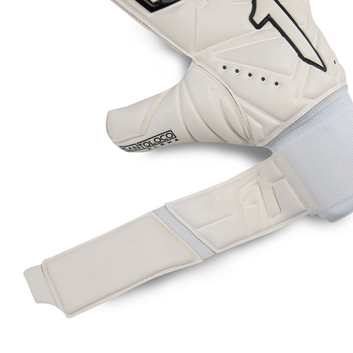  GEEA110 Rinat SANTOLOCO FULL LATEX Goalkeeper Gloves (White) 