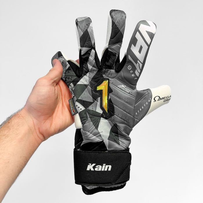  MTAI66J Rinat META TACTIK ALPHA Junior Goalkeeper Gloves grey/black 