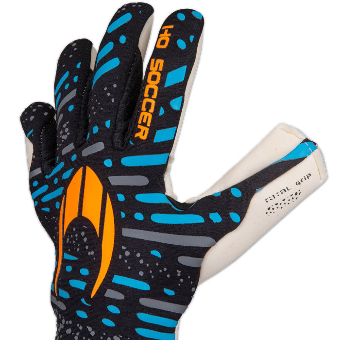  520278J HO Soccer Kontrol Pro Junior Goalkeeper Gloves Black/Blue 
