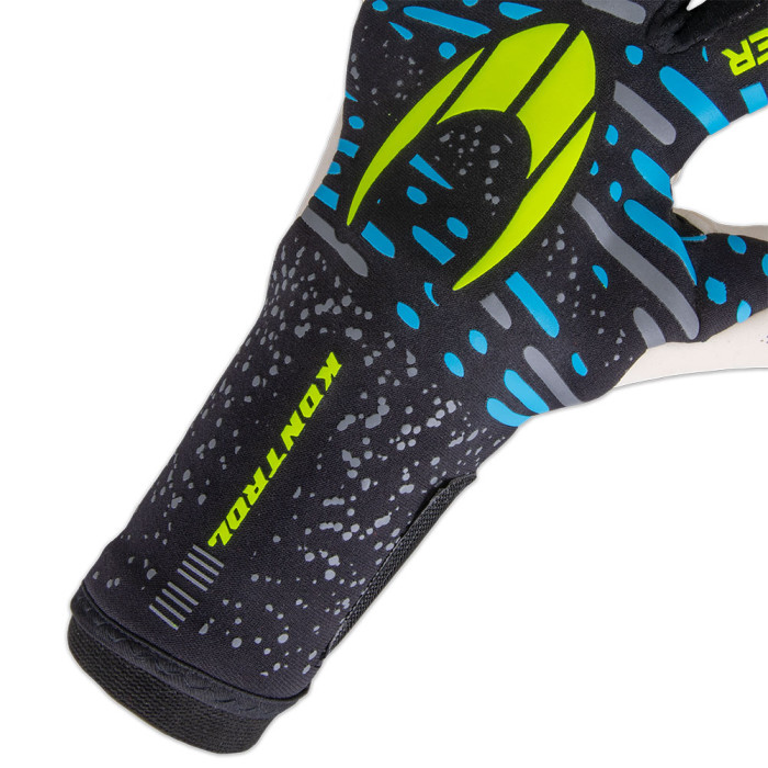 HO Soccer Kontrol Pro Duo Junior Goalkeeper Gloves Black/Fluo