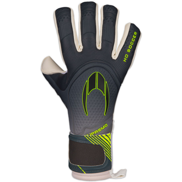 HO Soccer Supremo PRO II SMU Junior Goalkeeper Gloves GREY