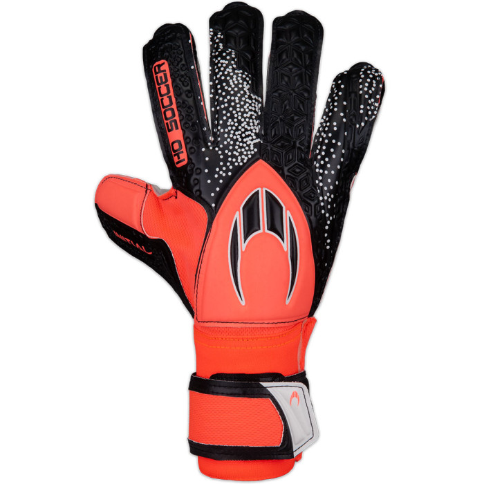 HO Soccer INITIAL POP Negative Junior Goalkeeper Gloves Fluo Orange