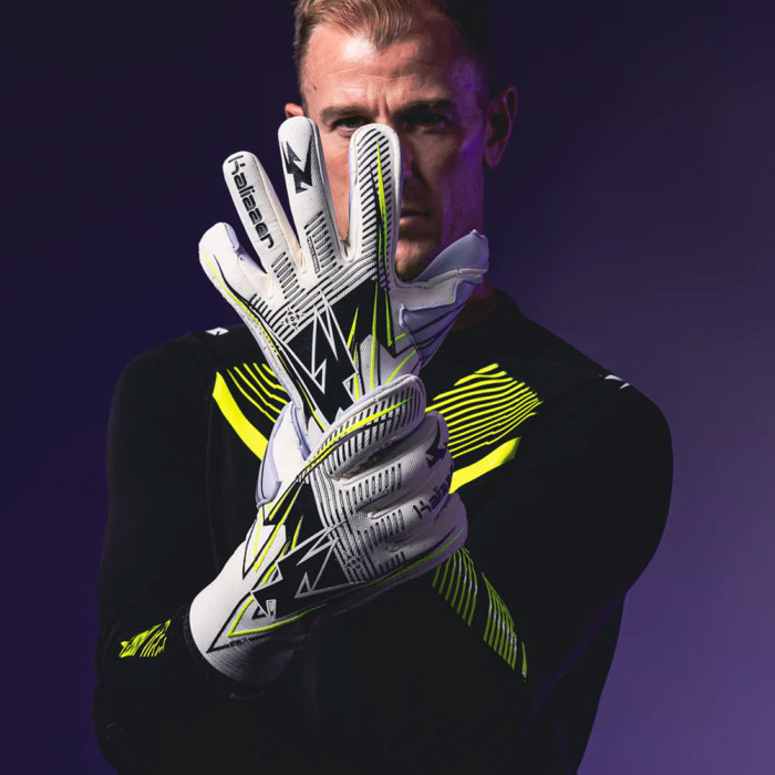Kaliaaer NITROLITE JH X 01 Joe Hart Goalkeeper Gloves Off White / Volt