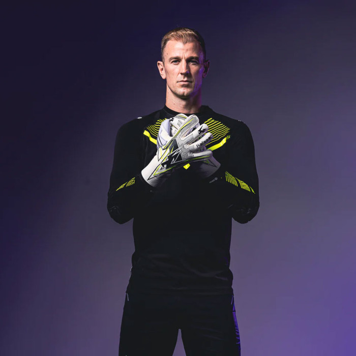 Kaliaaer NITROLITE JH X 01 Joe Hart Goalkeeper Gloves Off White / Volt