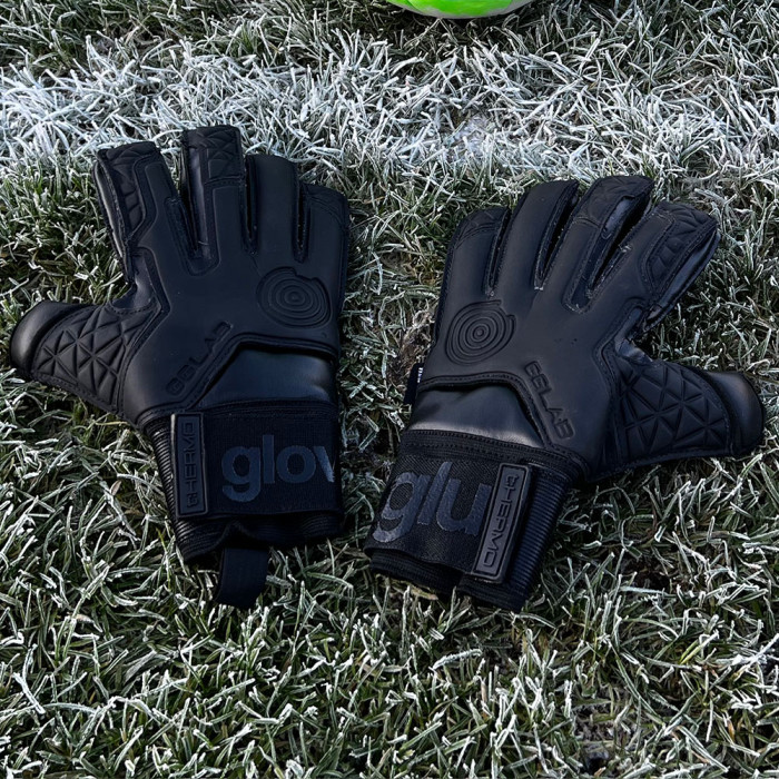 GG:LAB t:HERMO Fleece Finger Protect Goalkeeper Gloves Black 