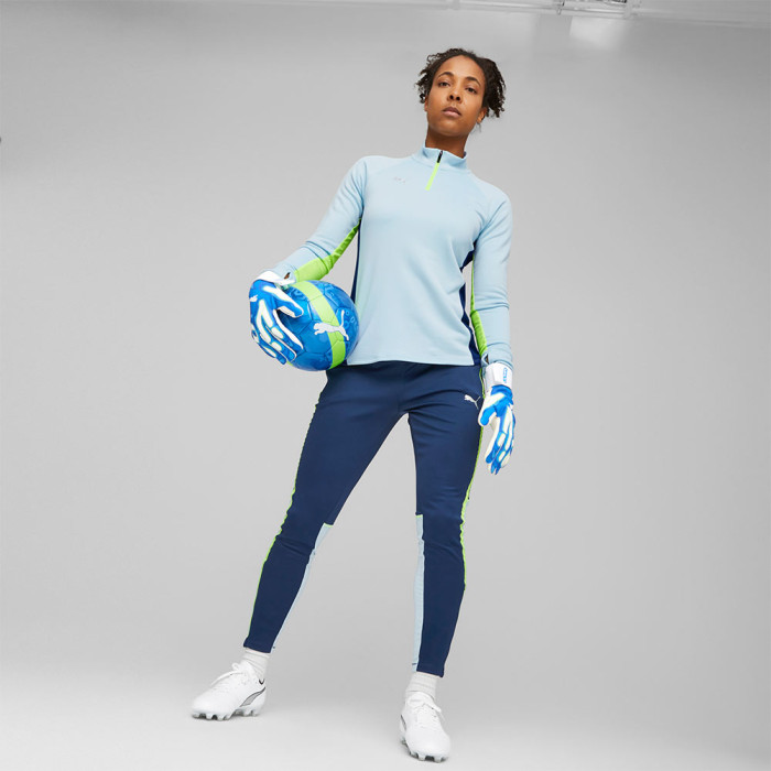 Puma ULTRA ULTIMATE Hybrid Goalkeeper Gloves Persian Blue-Pro Green