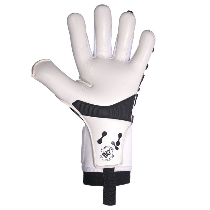 Gloveglu e:XOME+ 3D MEGAGRIP Junior Goalkeeper Gloves white/black 