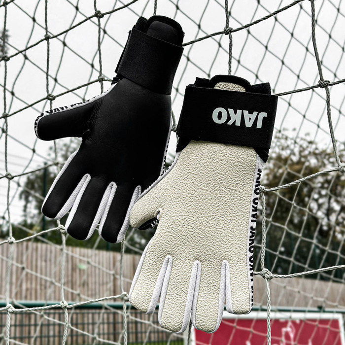  VO2599-300 JAKO 2 in 1 Dry & Astro Goalkeeper Gloves (White/Black) 