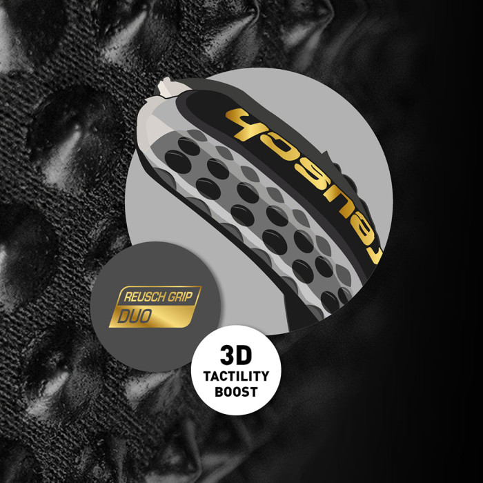 Reusch Attrakt Duo Junior Goalkeeper Gloves Black /Gold
