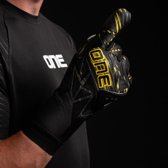 ONE GEO 3.0 Rift Goalkeeper Gloves black/yellow
