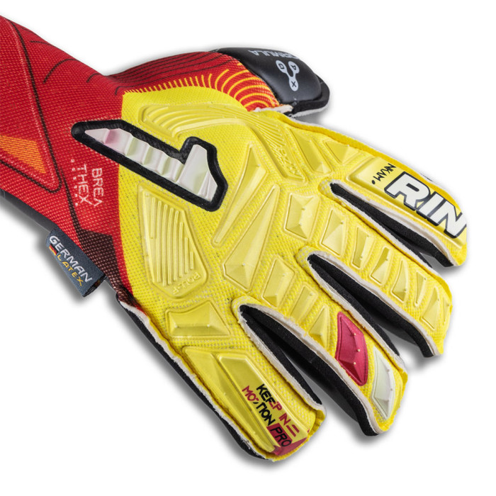  NKPA689 Rinat NKAM PRO Onana Goalkeeper Gloves (Yellow/Red) 