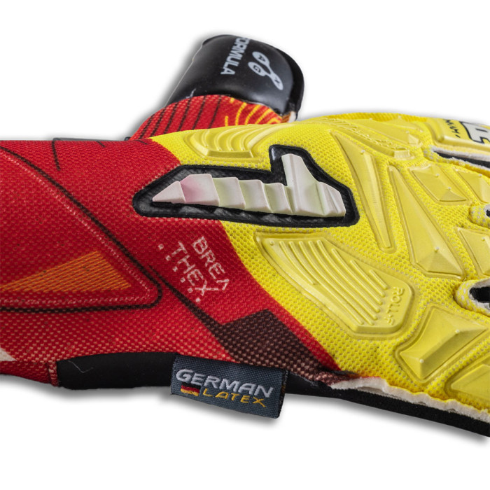  NKPA689 Rinat NKAM PRO Onana Goalkeeper Gloves (Yellow/Red) 