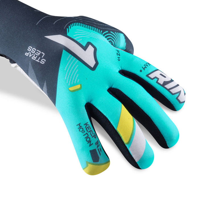  NKAA690 Rinat NKAM AS Onana Goalkeeper Gloves (Green Aqua/Navy)