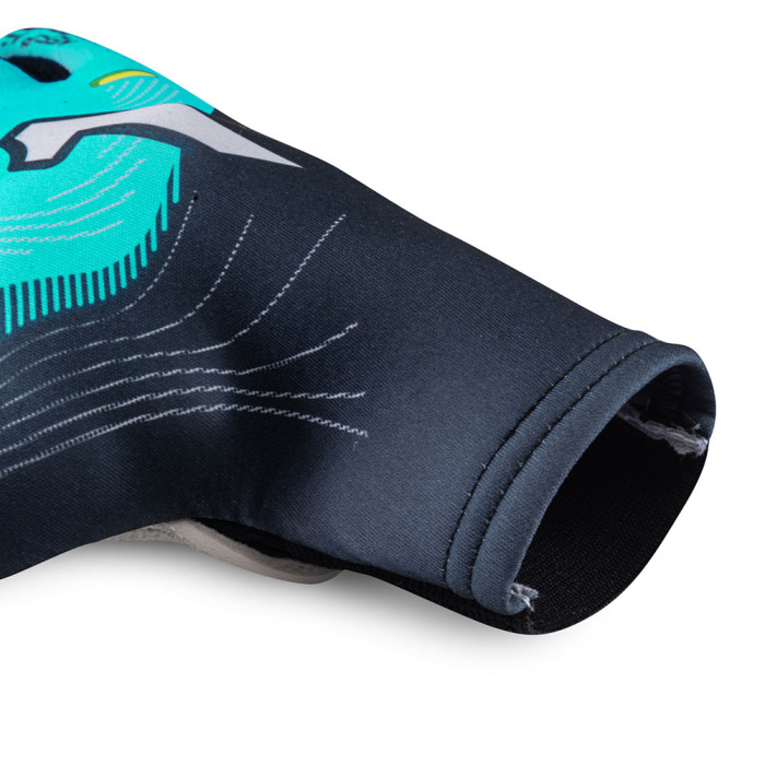  NKAA690 Rinat NKAM AS Onana Goalkeeper Gloves (Green Aqua/Navy) 