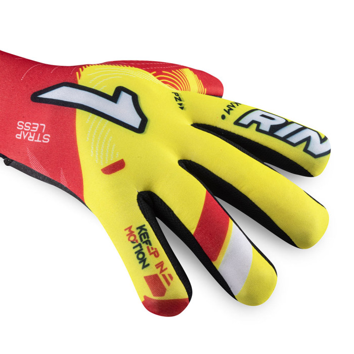  NKAI689 Rinat NKAM AS Onana Junior Goalkeeper Gloves (Yellow/Red) 